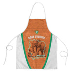 Ivory Coast Football Apron 2026 Cote d'Ivoire Les Elephants Orange Version - African Pride