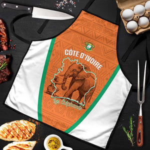 Ivory Coast Football Apron 2026 Cote d'Ivoire Les Elephants Orange Version - African Pride