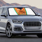 Ivory Coast Football Auto Sun Shade 2026 Cote d'Ivoire Les Elephants Orange Version - African Pride