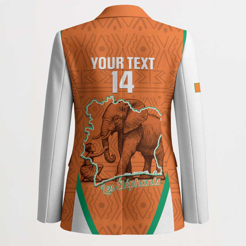 Custom Ivory Coast Football Blazer 2026 Cote d'Ivoire Les Elephants Orange Version - African Pride