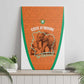 Ivory Coast Football Canvas Wall Art 2026 Cote d'Ivoire Les Elephants Orange Version - African Pride