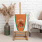 Ivory Coast Football Canvas Wall Art 2026 Cote d'Ivoire Les Elephants Orange Version - African Pride