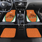 Custom Ivory Coast Football Car Mats 2026 Cote d'Ivoire Les Elephants Orange Version - African Pride