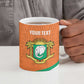 Custom Ivory Coast Football Ceramic Mug 2026 Cote d'Ivoire Les Elephants Orange Version - African Pride