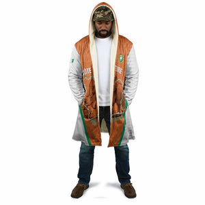 Custom Ivory Coast Football Cloak 2026 Cote d'Ivoire Les Elephants Orange Version - African Pride