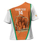 Custom Ivory Coast Football Cross Shoulder Shirt 2026 Cote d'Ivoire Les Elephants Orange Version - African Pride