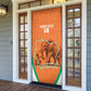Custom Ivory Coast Football Door Cover 2026 Cote d'Ivoire Les Elephants Orange Version - African Pride