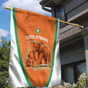 Ivory Coast Football Garden Flag 2026 Cote d'Ivoire Les Elephants Orange Version - African Pride