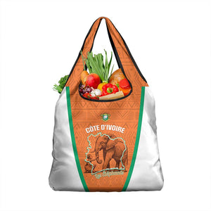 Ivory Coast Football Grocery Bag 2026 Cote d'Ivoire Les Elephants Orange Version - African Pride