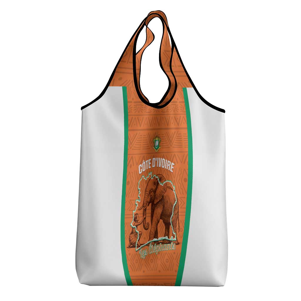 Ivory Coast Football Grocery Bag 2026 Cote d'Ivoire Les Elephants Orange Version - African Pride