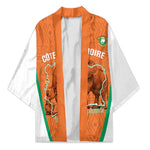 Custom Ivory Coast Football Kimono 2026 Cote d'Ivoire Les Elephants Orange Version - African Pride
