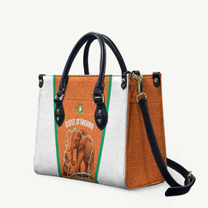 Ivory Coast Football Leather Bag 2026 Cote d'Ivoire Les Elephants Orange Version - African Pride