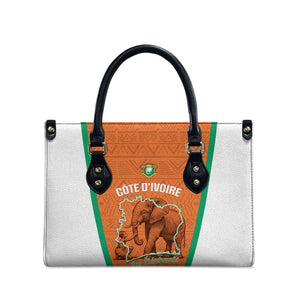 Ivory Coast Football Leather Bag 2026 Cote d'Ivoire Les Elephants Orange Version - African Pride
