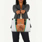 Ivory Coast Football Leather Bag 2026 Cote d'Ivoire Les Elephants Orange Version - African Pride