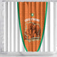 Ivory Coast Football Shower Curtain 2026 Cote d'Ivoire Les Elephants Orange Version - African Pride