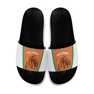 Ivory Coast Football Slide Sandals 2026 Cote d'Ivoire Les Elephants Orange Version - African Pride