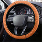 Ivory Coast Football Steering Wheel Cover 2026 Cote d'Ivoire Les Elephants Orange Version - African Pride