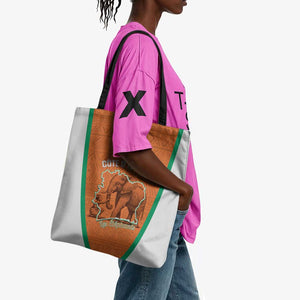 Ivory Coast Football Tote Bag 2026 Cote d'Ivoire Les Elephants Orange Version - African Pride