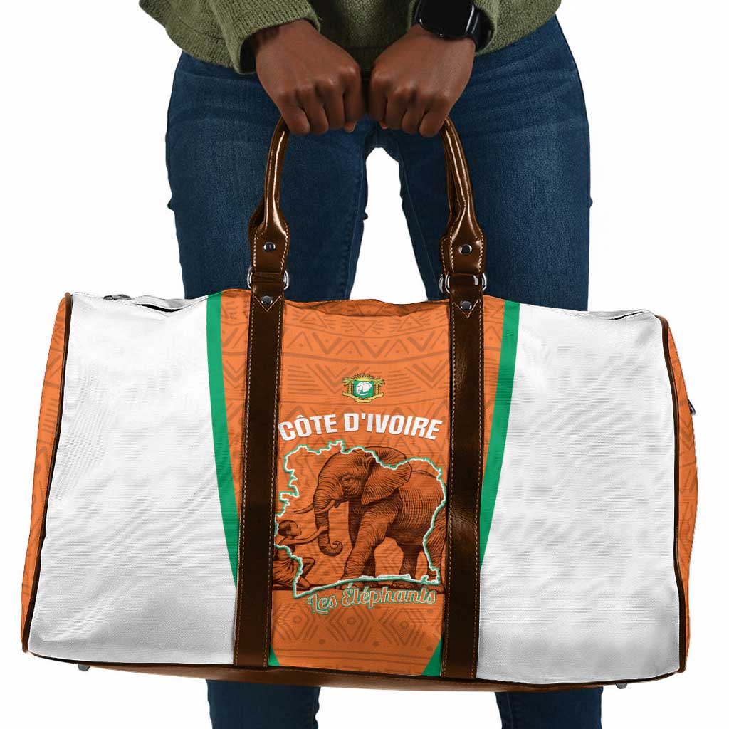 Ivory Coast Football Travel Bag 2026 Cote d'Ivoire Les Elephants Orange Version - African Pride