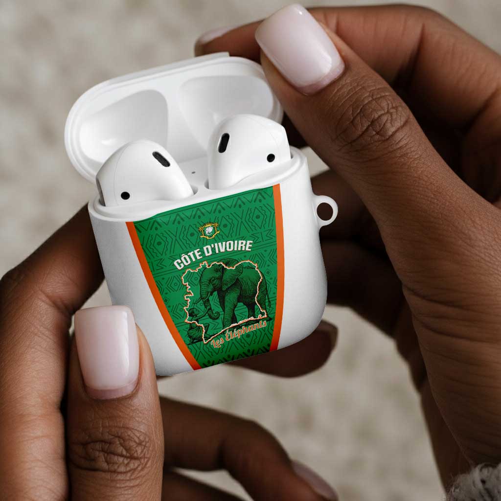 Ivory Coast Football AirPods Case 2026 Cote d'Ivoire Les Elephants Green Version - African Pride