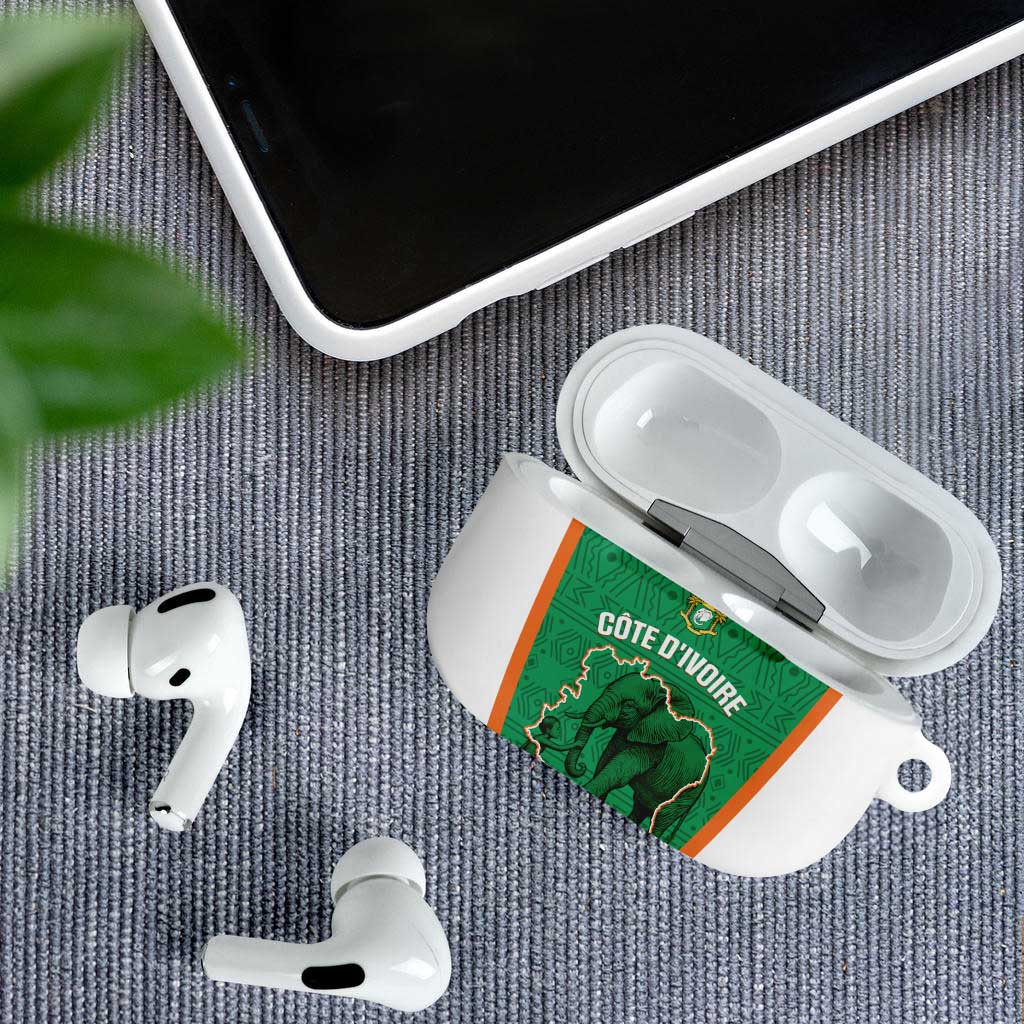 Ivory Coast Football AirPods Case 2026 Cote d'Ivoire Les Elephants Green Version - African Pride