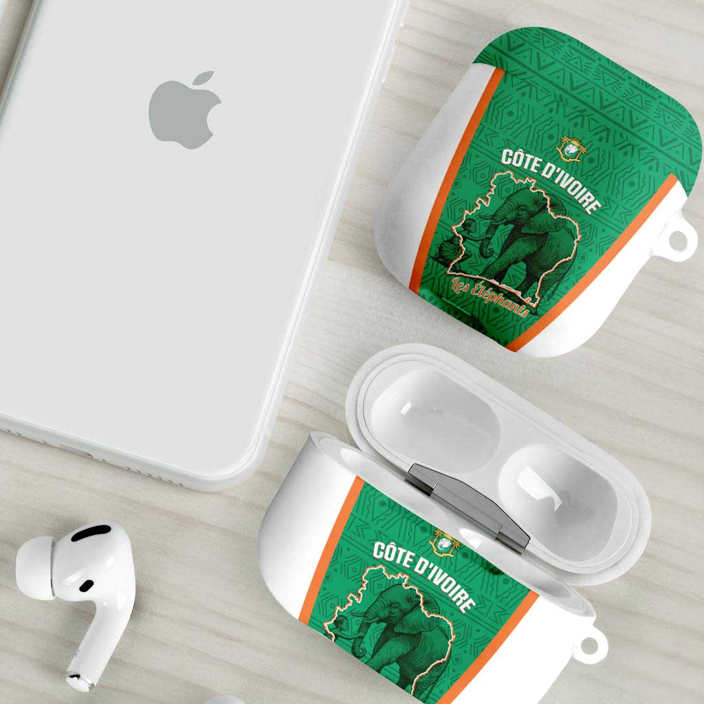 Ivory Coast Football AirPods Case 2026 Cote d'Ivoire Les Elephants Green Version - African Pride