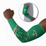 Custom Ivory Coast Football Arm Sleeves 2026 Cote d'Ivoire Les Elephants Green Version - African Pride