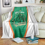 Ivory Coast Football Blanket 2026 Cote d'Ivoire Les Elephants Green Version - African Pride
