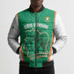 Custom Ivory Coast Football Bomber Puffer Jacket 2026 Cote d'Ivoire Les Elephants Green Version - African Pride