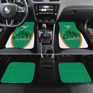 Custom Ivory Coast Football Car Mats 2026 Cote d'Ivoire Les Elephants Green Version - African Pride
