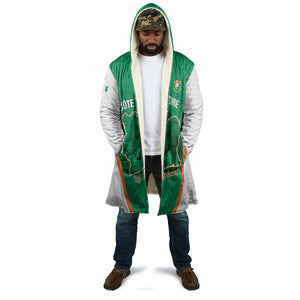 Custom Ivory Coast Football Cloak 2026 Cote d'Ivoire Les Elephants Green Version - African Pride
