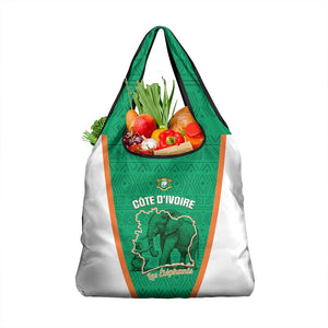 Ivory Coast Football Grocery Bag 2026 Cote d'Ivoire Les Elephants Green Version - African Pride