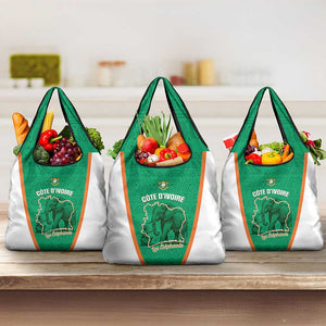 Ivory Coast Football Grocery Bag 2026 Cote d'Ivoire Les Elephants Green Version - African Pride