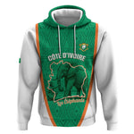 Custom Ivory Coast Football Hoodie 2026 Cote d'Ivoire Les Elephants Green Version - African Pride