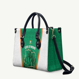 Ivory Coast Football Leather Bag 2026 Cote d'Ivoire Les Elephants Green Version - African Pride