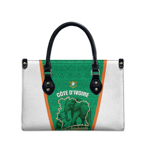 Ivory Coast Football Leather Bag 2026 Cote d'Ivoire Les Elephants Green Version - African Pride