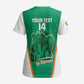 Custom Ivory Coast Football Scrub Top 2026 Cote d'Ivoire Les Elephants Green Version - African Pride