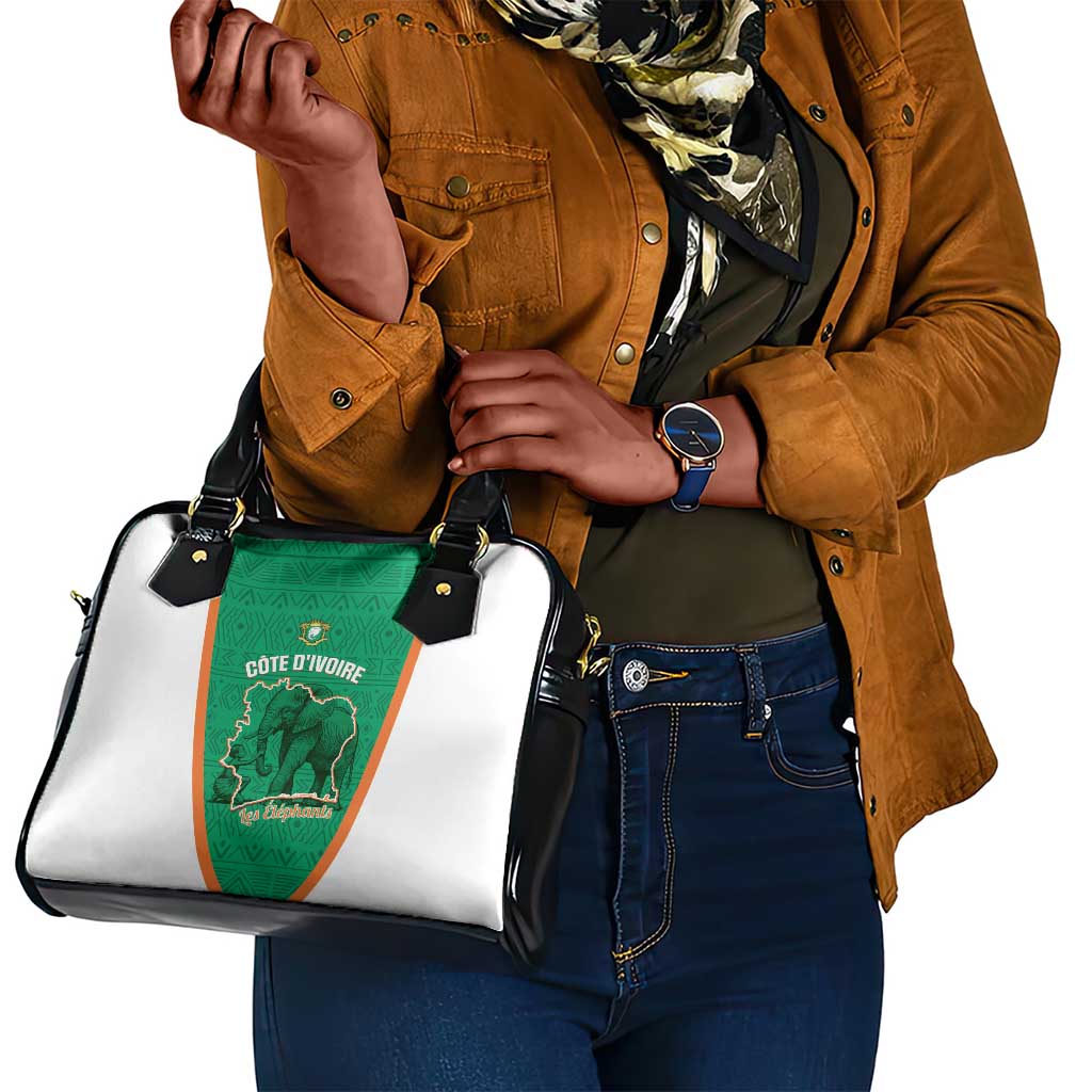 Ivory Coast Football Shoulder Handbag 2026 Cote d'Ivoire Les Elephants Green Version - African Pride