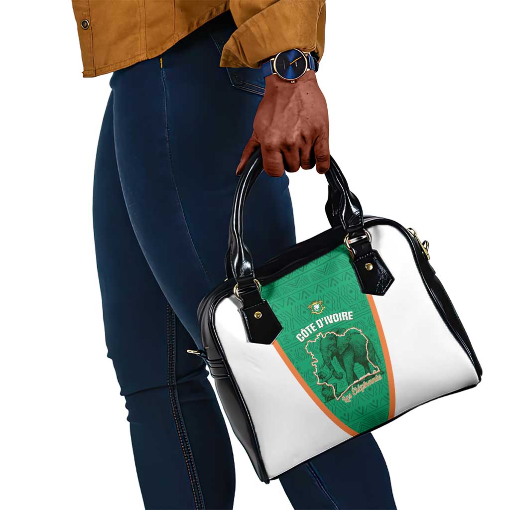 Ivory Coast Football Shoulder Handbag 2026 Cote d'Ivoire Les Elephants Green Version - African Pride