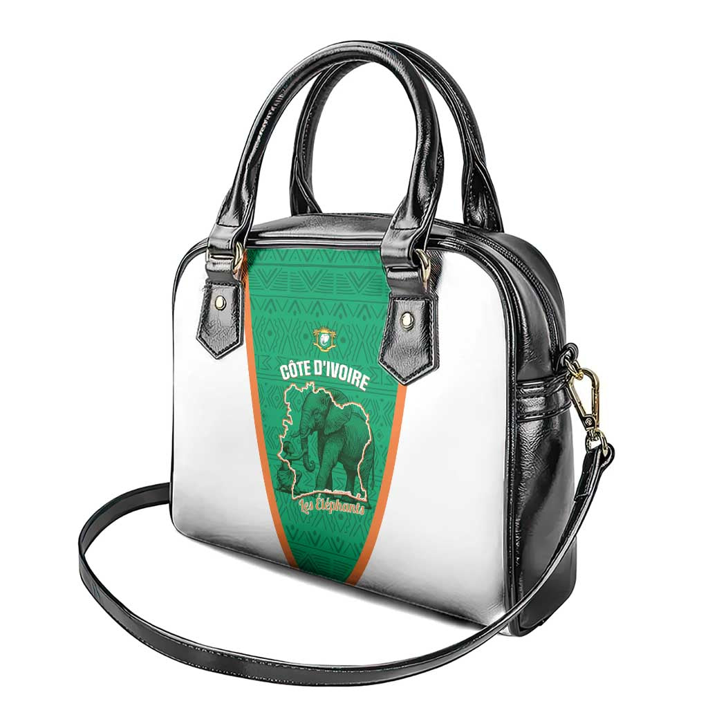Ivory Coast Football Shoulder Handbag 2026 Cote d'Ivoire Les Elephants Green Version - African Pride