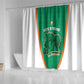 Ivory Coast Football Shower Curtain 2026 Cote d'Ivoire Les Elephants Green Version - African Pride
