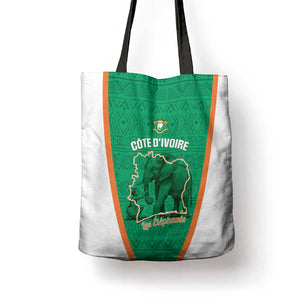 Ivory Coast Football Tote Bag 2026 Cote d'Ivoire Les Elephants Green Version - African Pride
