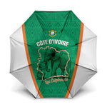 Ivory Coast Football Umbrella 2026 Cote d'Ivoire Les Elephants Green Version - African Pride
