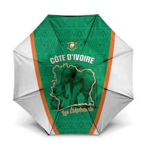 Ivory Coast Football Umbrella 2026 Cote d'Ivoire Les Elephants Green Version - African Pride
