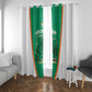 Ivory Coast Football Window Curtain 2026 Cote d'Ivoire Les Elephants Green Version - African Pride