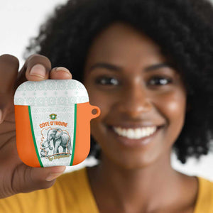 Ivory Coast Football AirPods Case 2026 Cote d'Ivoire Les Elephants White Version - African Pride