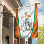 Ivory Coast Football Garden Flag 2026 Cote d'Ivoire Les Elephants White Version - African Pride