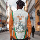 Custom Ivory Coast Football Long Sleeve Button Shirt 2026 Cote d'Ivoire Les Elephants White Version - African Pride