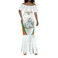 Custom Ivory Coast Football Mermaid Dress 2026 Cote d'Ivoire Les Elephants White Version LT14