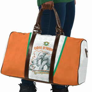 Ivory Coast Football Travel Bag 2026 Cote d'Ivoire Les Elephants White Version - African Pride